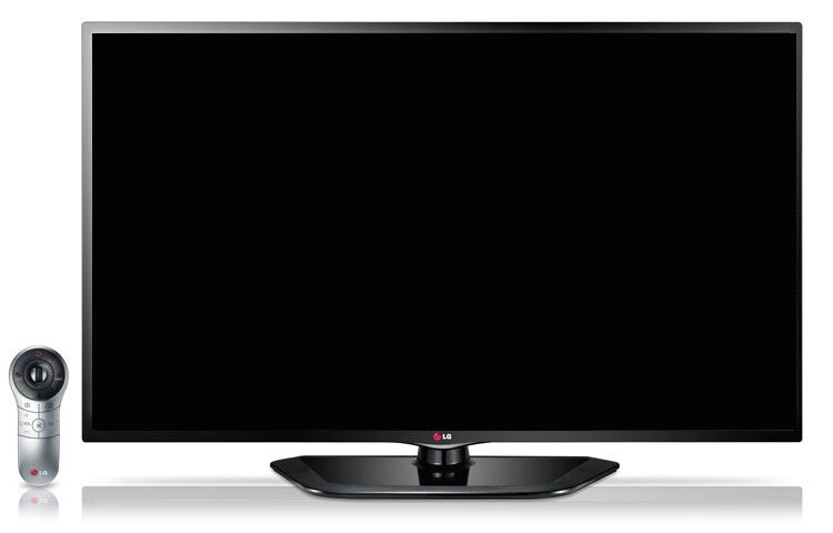 Vue avant de Téléviseur LG de 60 pouces, 1080p, 120 Hz, DEL avec fonction Smart 60LN5750