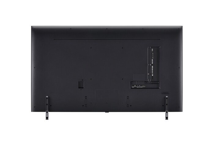 Rear view of LG QNED TV, QNED85