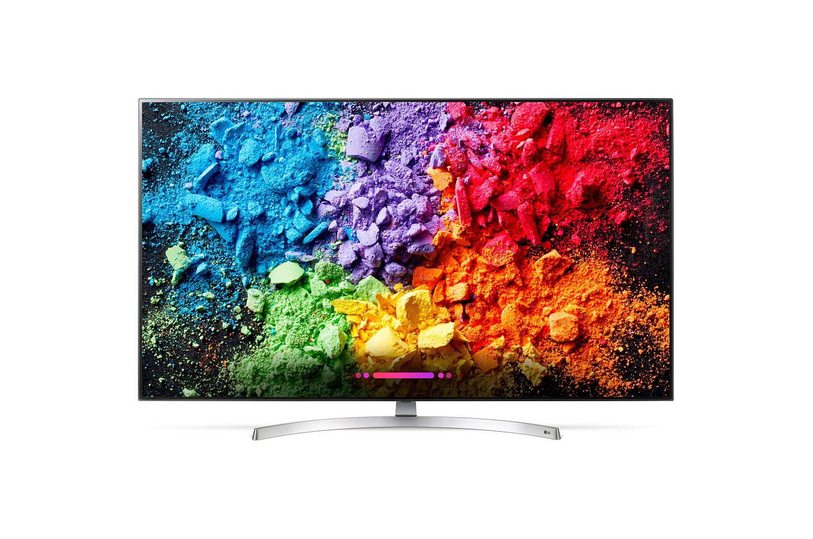 Vue avant de Téléviseur SUPER UHD SK9000 de 65 po de LG doté de la technologie ThinQ IA 65SK9000PUA