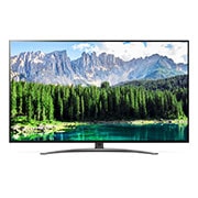 Vue avant de Téléviseur NanoCell SM8600 de 65 po de LG doté de la technologie ThinQ IA 65SM8600PUA
