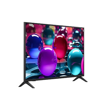Vue latérale gauche du téléviseur LG UHD UA70.
