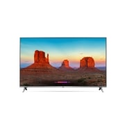 Vue avant de Téléviseur SUPER UHD UK7700 de 65 po de LG doté de la technologie ThinQ IA 65UK7700AUB