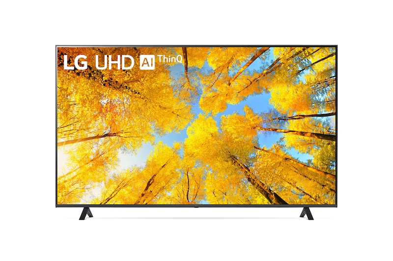 Vue avant de Téléviseur 4K UQ7590 à DEL de LG 65UQ7590PUB