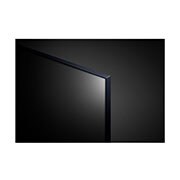 Gros plan du bord supérieur du LG UHD TV, UT70