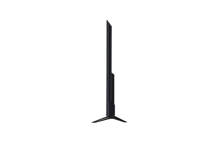 Vue latérale du téléviseur LG UHD, UT75