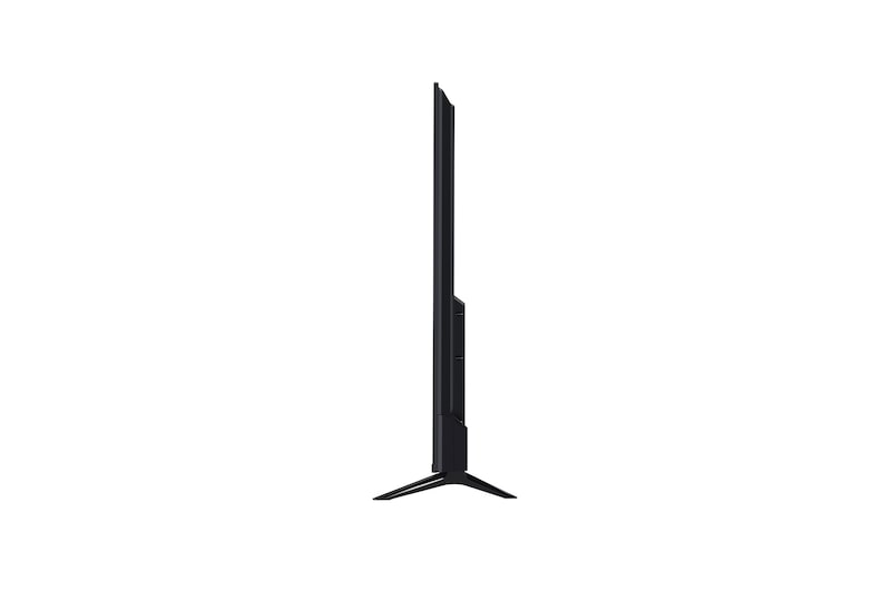 Vue latérale du téléviseur LG UHD, UT75