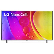 65 pouces LG NanoCell AI NANO80 4K Smart TV 2023 Vue de Face 65NANO80AQA