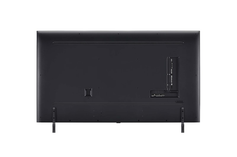 Rear view of LG QNED TV, QNED85