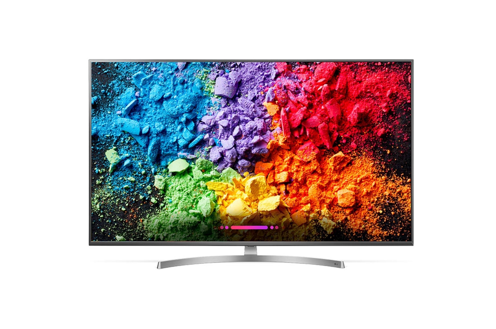 Vue avant de Téléviseur SUPER UHD SK8070 de 75 po de LG doté de la technologie ThinQ IA 75SK8070PUA