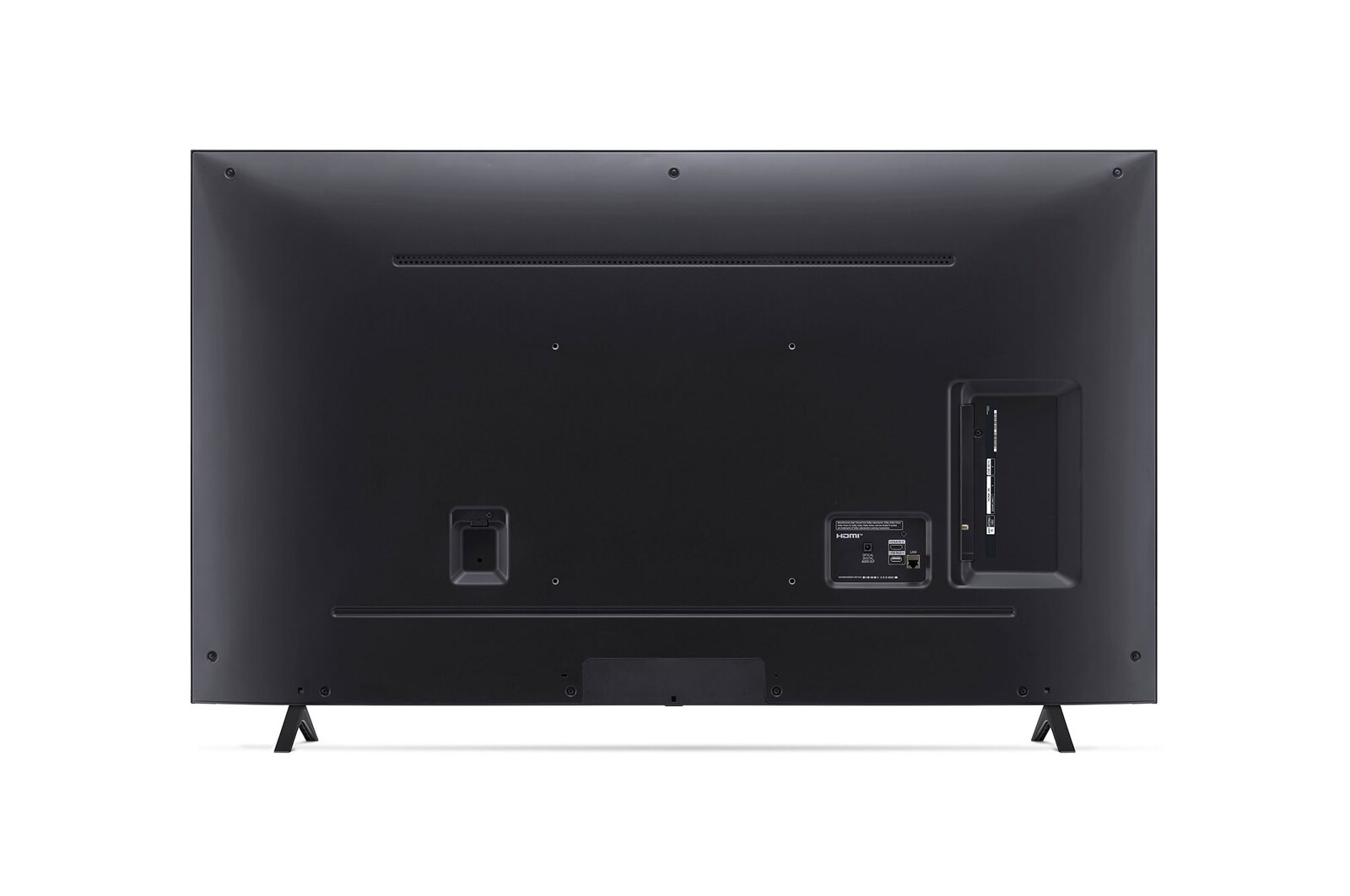 Vue arrière du téléviseur LG UHD, UT70