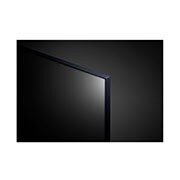 Gros plan du bord supérieur du LG UHD TV, UT70