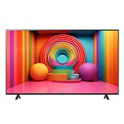 Vue de face du téléviseur LG UHD, UT75