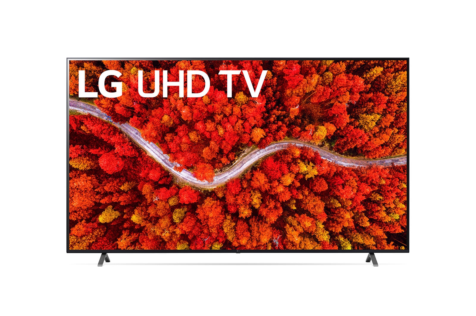 Vue de face du téléviseur UHD de LG