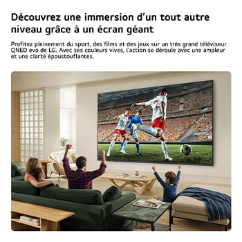 LG QNED evo AI QNED82 Mini LED’s alpha 8 AI Processor 4K Gen3 glows in blue light on a circuit board, highlighting AI processing performance with NPU x5.0 Faster Neural Processing, GPU 10% More Powerful Graphics, and 20% Memory Enhanced Throughput.