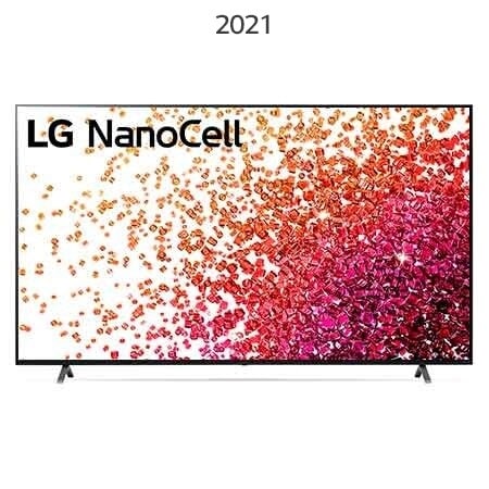 Une vue de face du téléviseur NanoCell de LG
