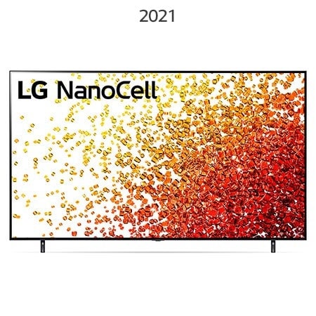 Une vue de face du téléviseur NanoCell de LG