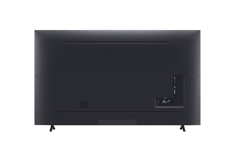 Vue arrière du téléviseur LG UHD, UT75