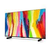 LG Téléviseur OLED evo 4K C2 de 42 po de LG, avec AI ThinQ, OLED42C2PUA