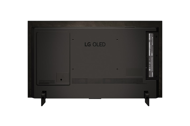 Vue arrière du téléviseur OLED evo de LG, OLED C4
