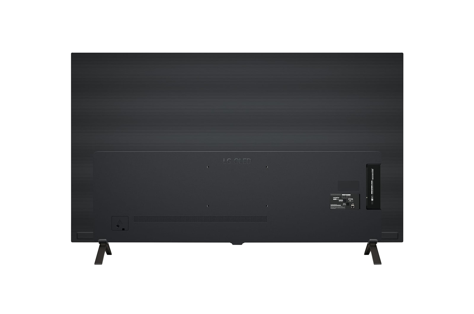Vue arrière du téléviseur OLED de LG, OLED B4