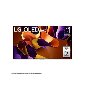 front view of OLED TV