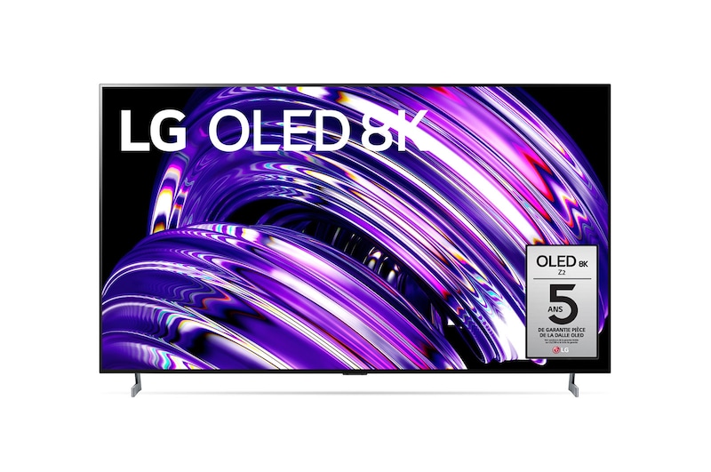 LG Téléviseur OLED 8K Z2 de 77 po de LG, avec AI ThinQ , OLED77Z2PUA