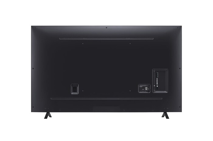 Vue arrière du téléviseur LG UHD, UT80