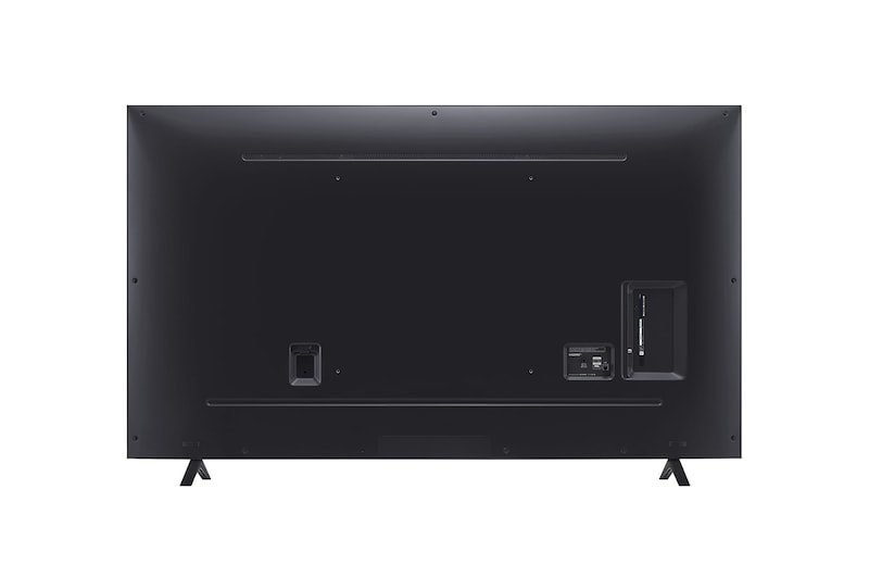Vue arrière du téléviseur LG UHD, UT80