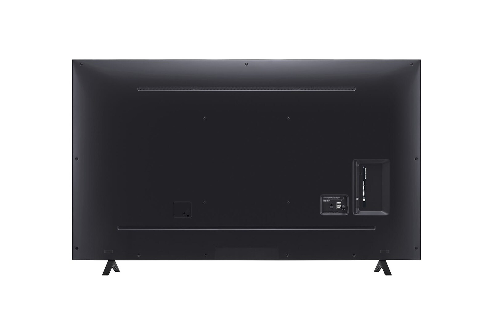Vue arrière du téléviseur LG UHD, UT80