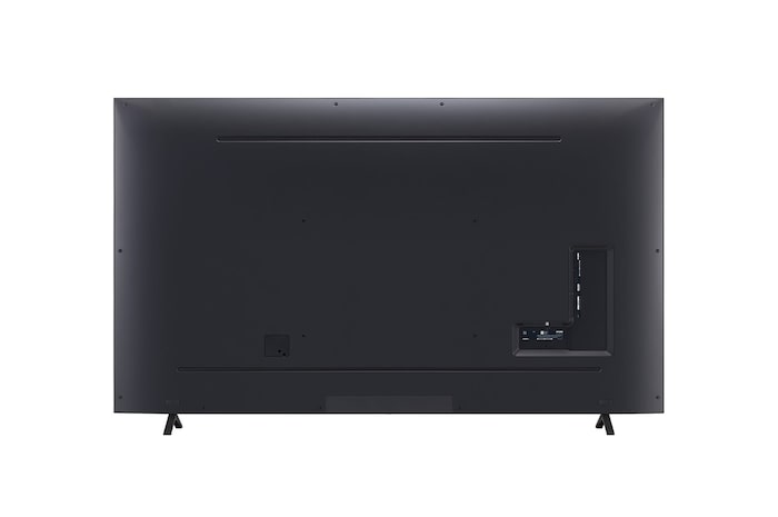 Vue arrière du téléviseur LG UHD, UT80