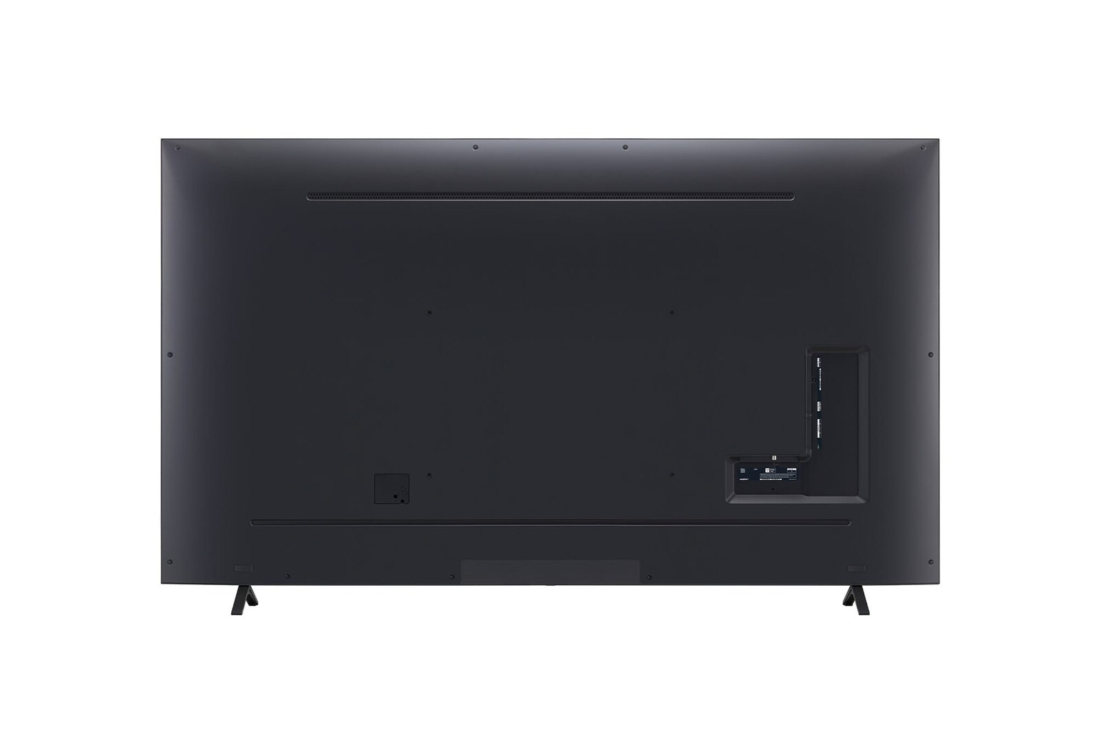 Vue arrière du téléviseur LG UHD, UT80