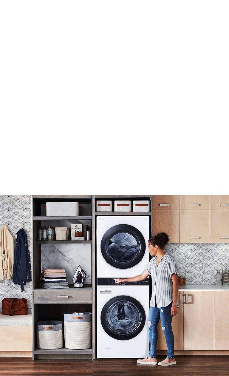 Réinventez la lessive et ajoutez des commodités dans votre salle de lavage. 