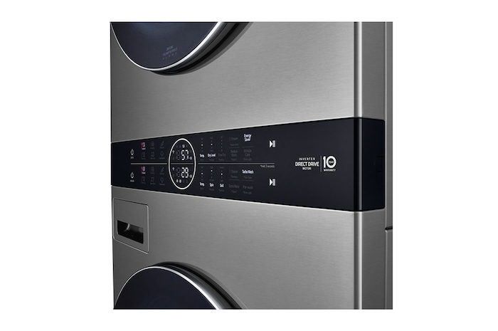 LG Laveuse de 5,2 pi³ et sécheuse électrique de 7,4 pi³ WashTower<sup>MC</sup> à chargement frontal de LG avec Centre Control<sup>MC</sup> à unité simple, WKEX200HVA