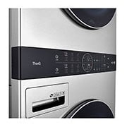 LG Unité simple WashTower<sup>MC</sup> avec laveuse à chargement frontal de 5,8 pi³ dotée de Center Control<sup>MC</sup> et sécheuse de 7,4 pi³ LG STUDIO, WSEX200HNA