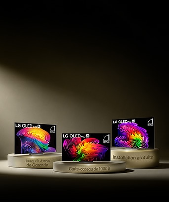 Offres OLED exclusives : Garantie, Installation ou Carte‑cadeau sur modèles sélectionnés
