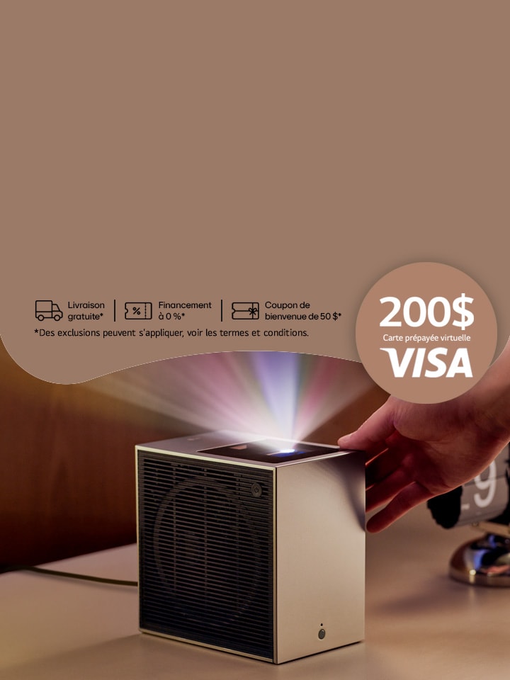 Me notifier! Prime lancement CineBeam S
