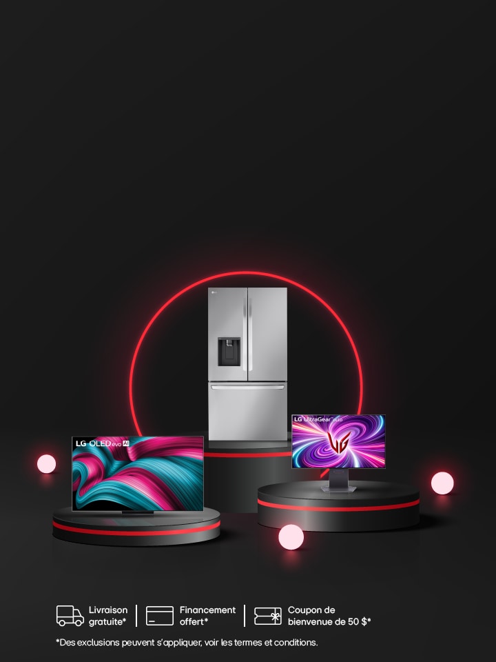 Offre lève-tôt : économisez jusqu’à $1,000 avant le Vendredi fou sur certains produits LG !
