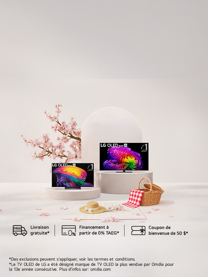 Apportez la floraison de mai avec les écrans LG dès 119,99