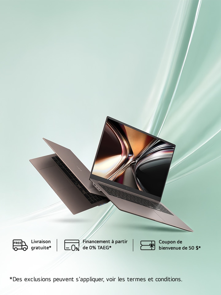 Léger par conception. Propulsé par l’IA. LG gram à partir de 2 799,99 $.