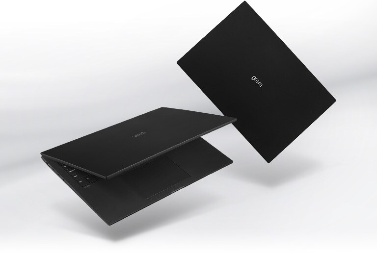 L’image montre un LG gram ultraléger.