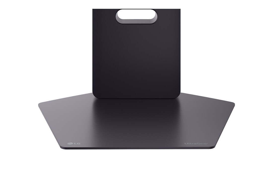 close-up view of stand base