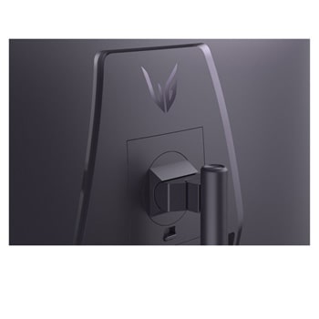 rear close-up view of stand mount