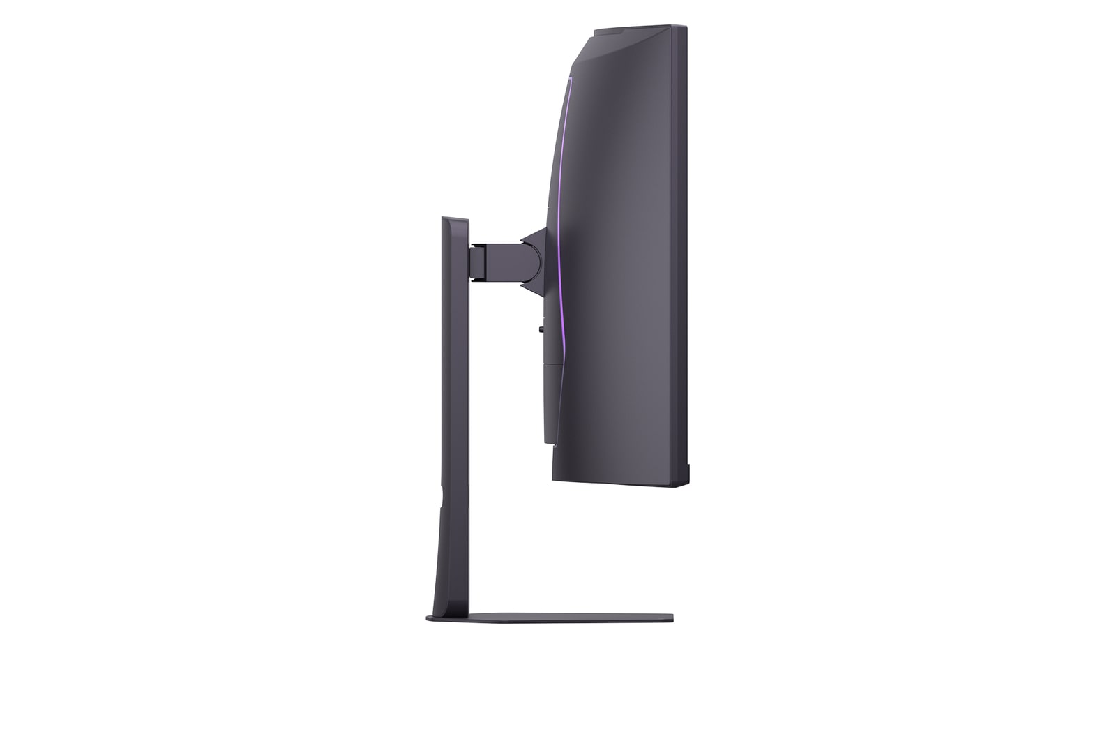 front view of the monitor with the stand down