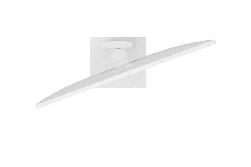 -30 degree swivel monitor top view