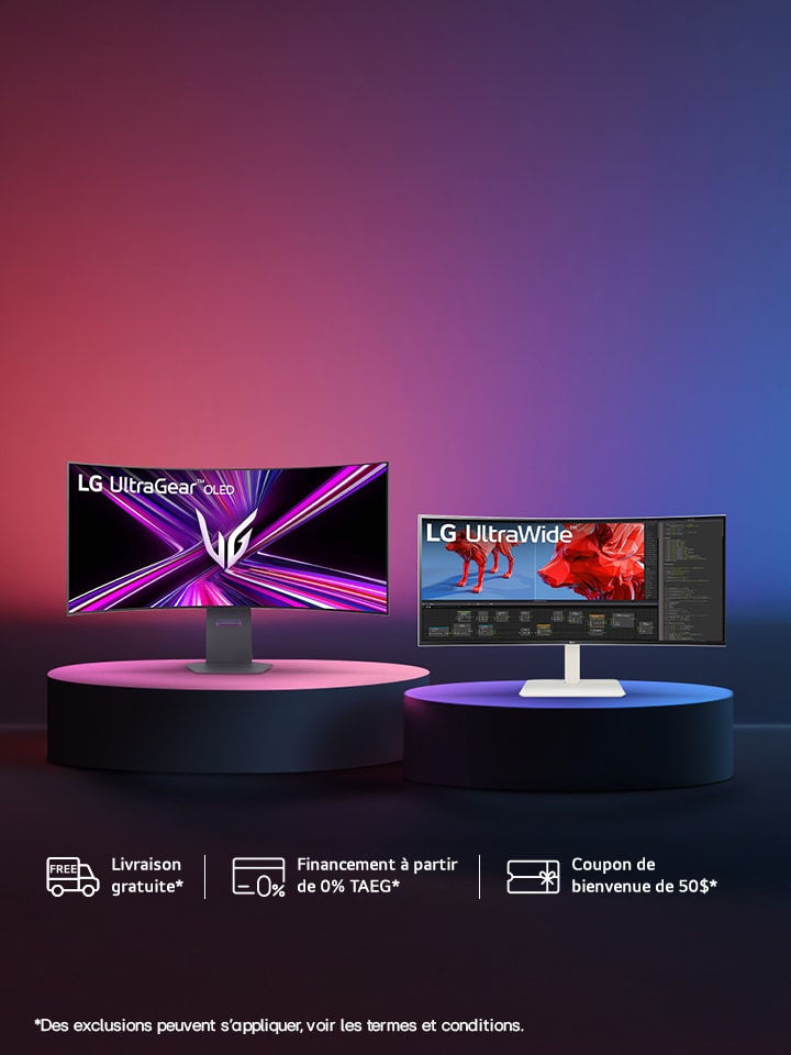 Nouvelle année, nouveautés: Moniteurs sélectionnés dès 139,99 $