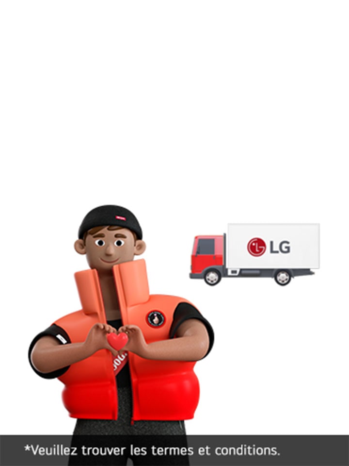 LG livraison standard gratuite