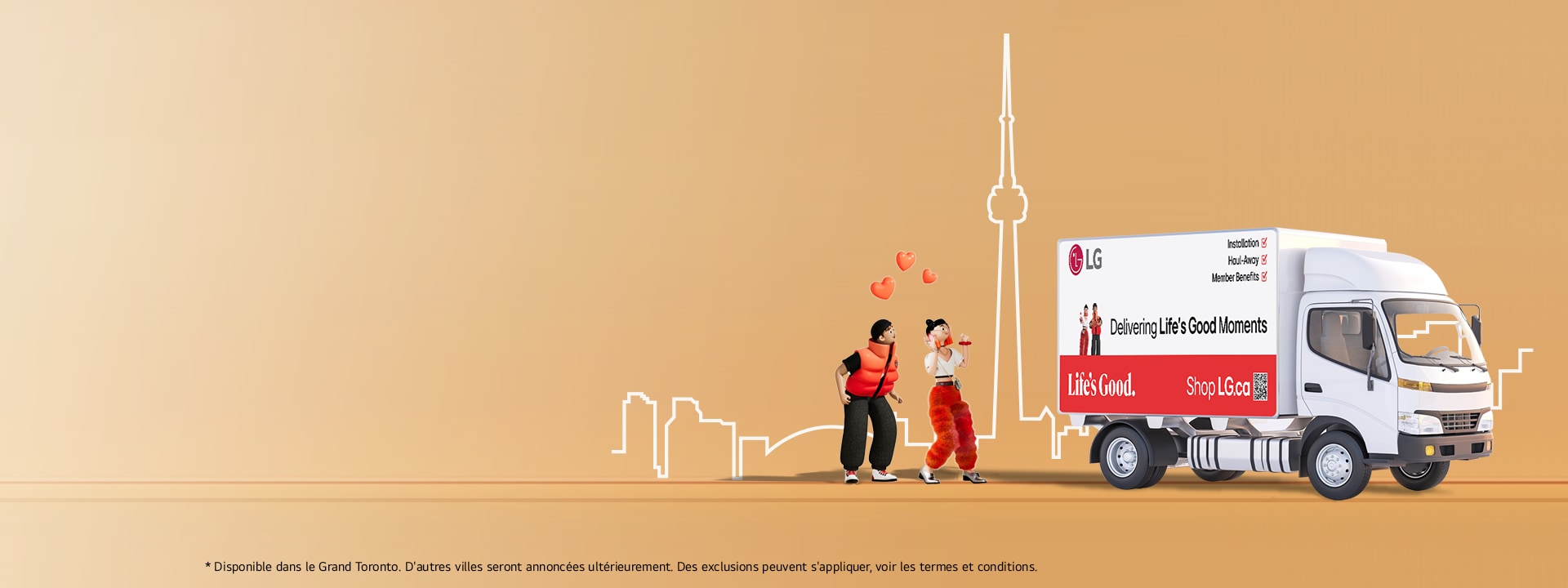 Passez à la livraison haut de gamme dans la région du Grand Toronto