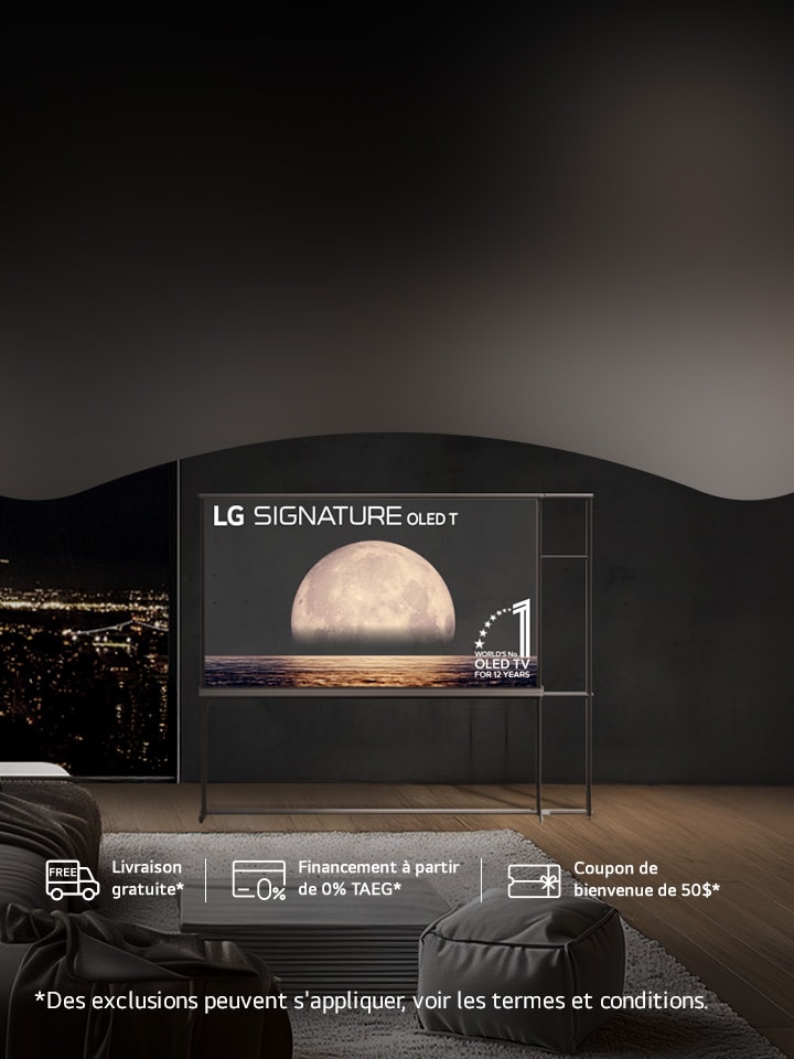 Entrez dans le futur : Téléviseur OLED 4K Transparent premier au monde et recevez un OLED G5 gratuitement !