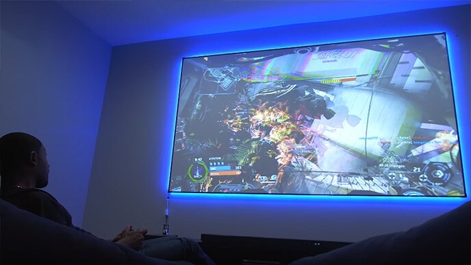 Ma NOUVELLE installation de cinéma maison avec un projecteur 4K! Par UrAvgConsumer