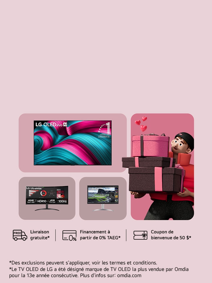 La combinaison idéale : Vous + téléviseurs et écrans OLED à partir de 99,99 $!